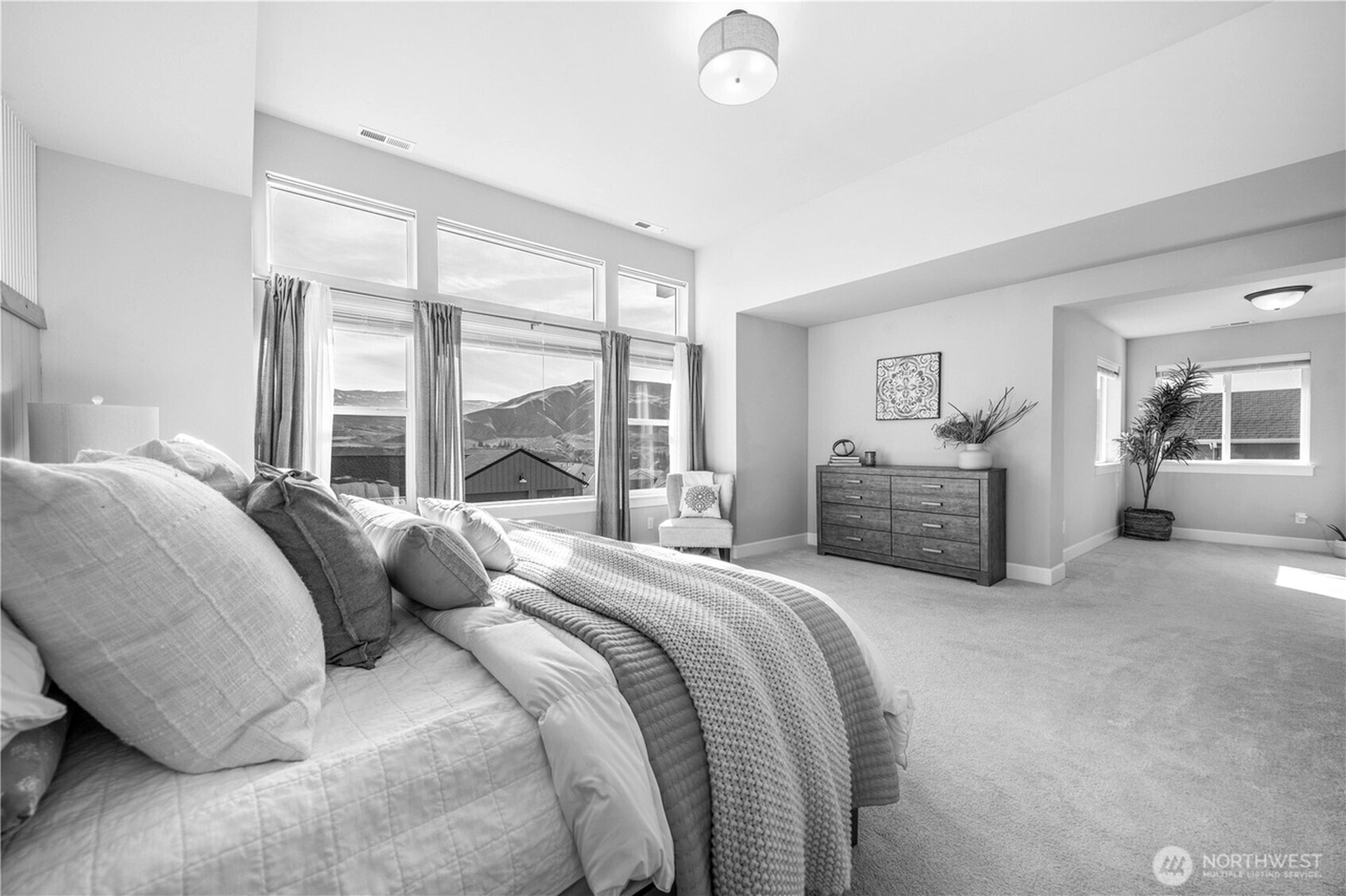 Serene primary bedroom suite